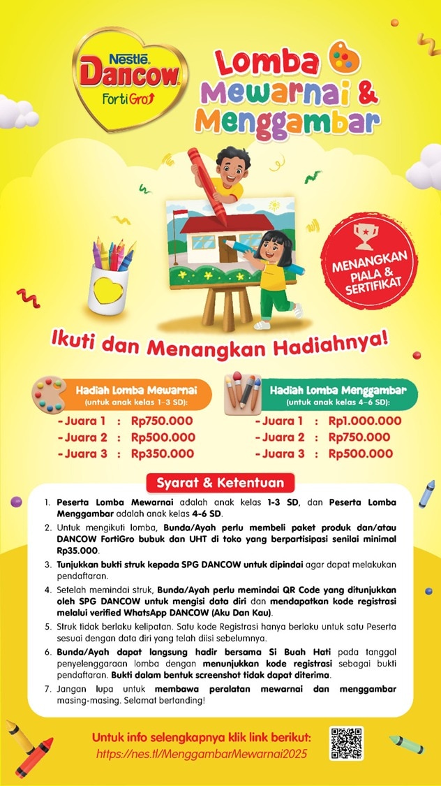 DANCOW FortiGro Lomba Menggambar dan Mewarnai 2025