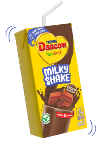 DANCOW FortiGro Milkyshake Choco Hazelnut