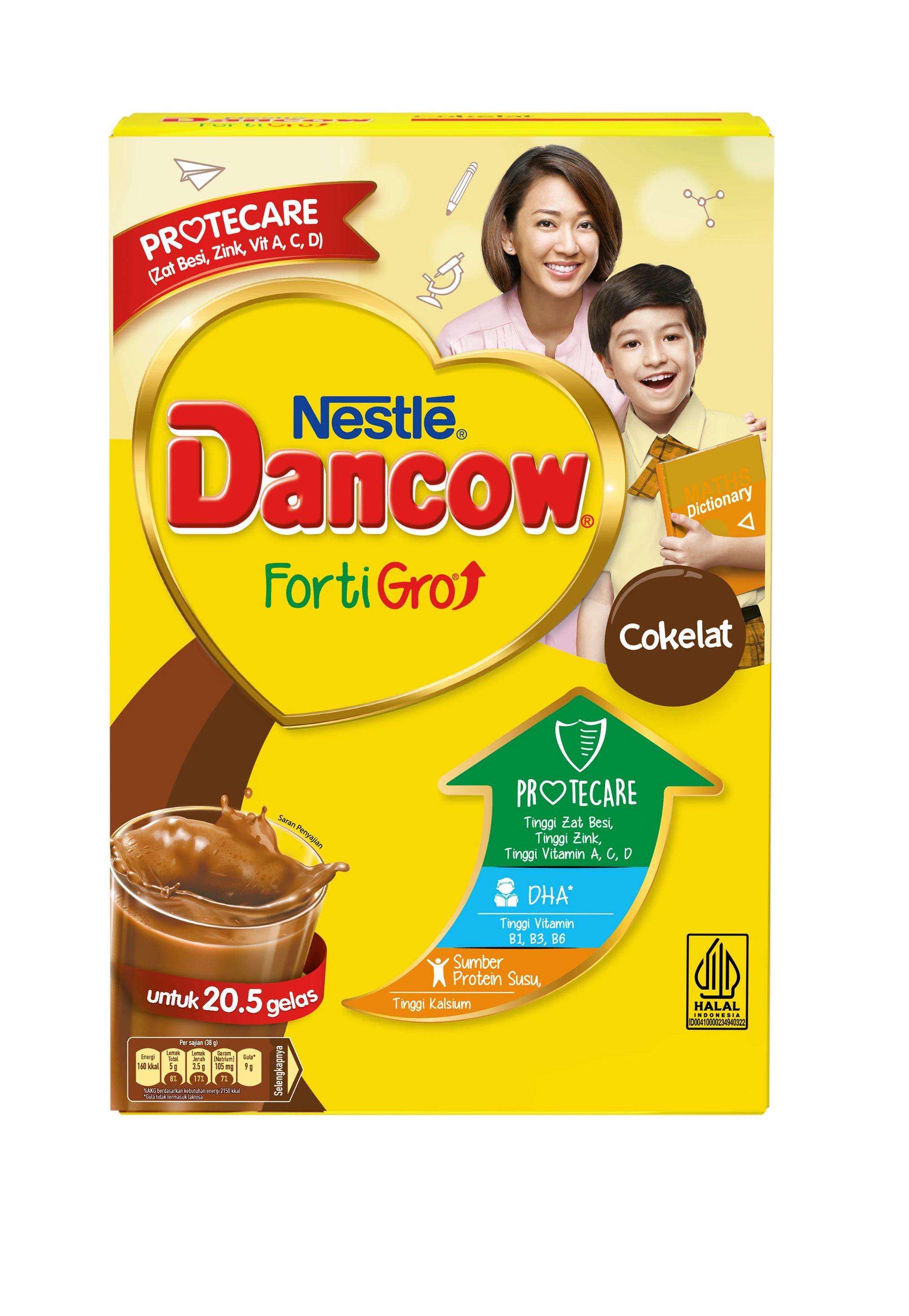 dancow fortigro cokelat