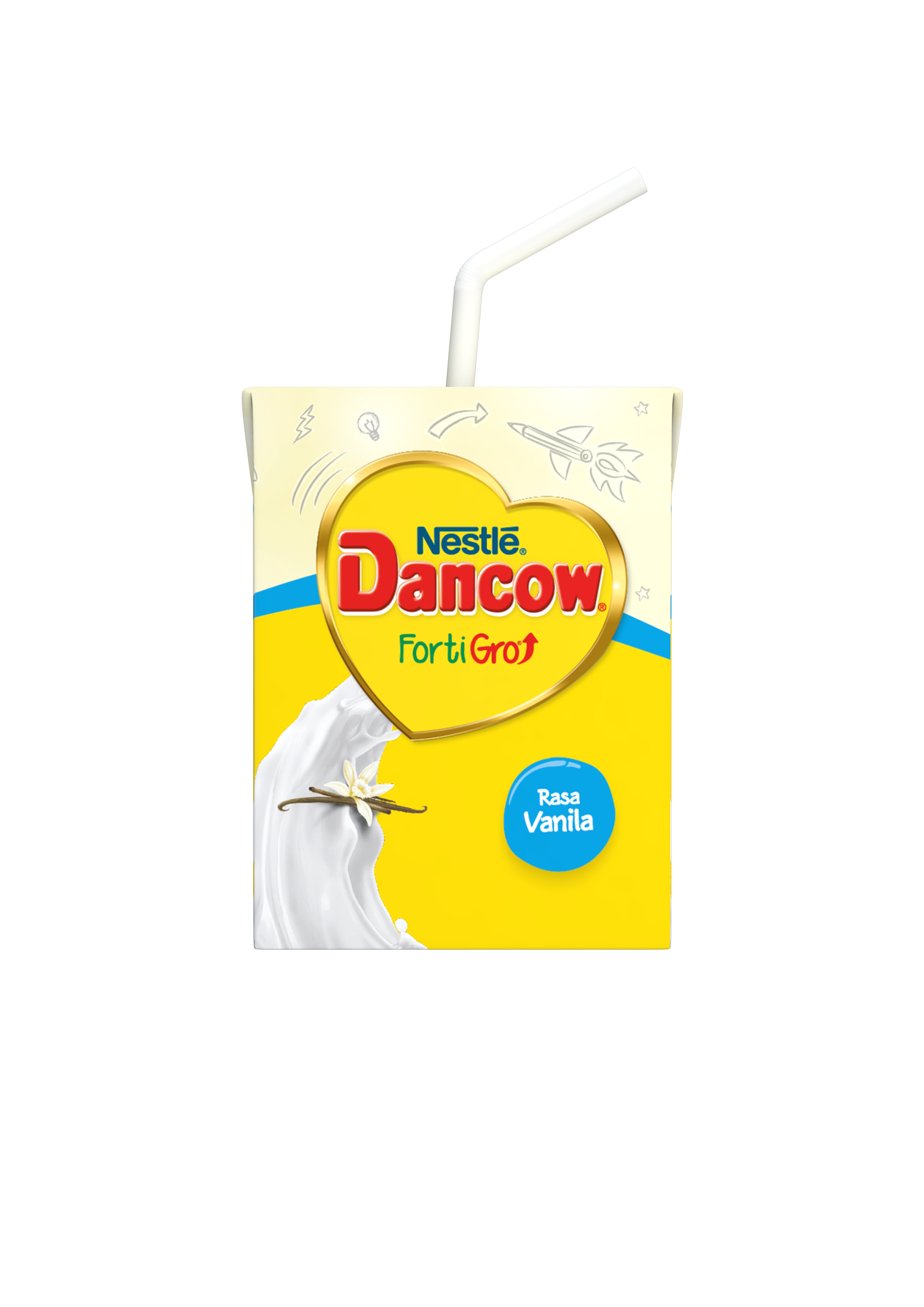 dancow fortigro uht strawberry